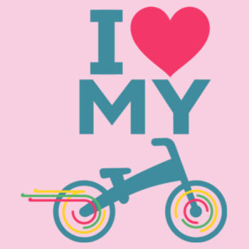 I [heart] my [balance bike] – Infant wee tee Design