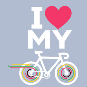 I [heart] my [road bike] – Scoop neck Design