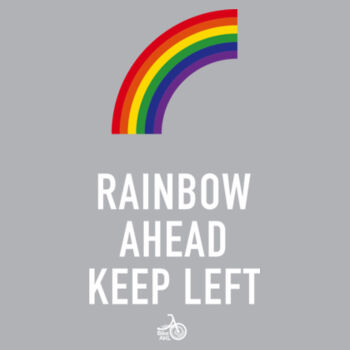 Rainbow Ahead, Keep Left – Infant wee tee Design