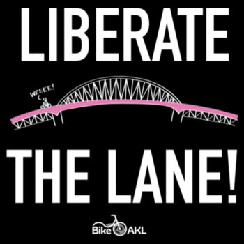 Liberate the Lane - light print - Crew neck Design