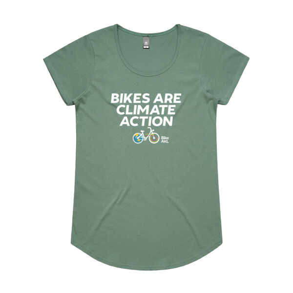 Bikes are Climate Action – Scoop neck Thumbnail