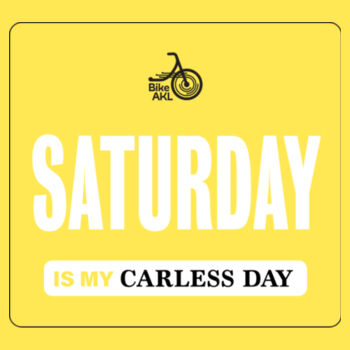 Carless Days (Saturday) – large print – Scoop neck Design