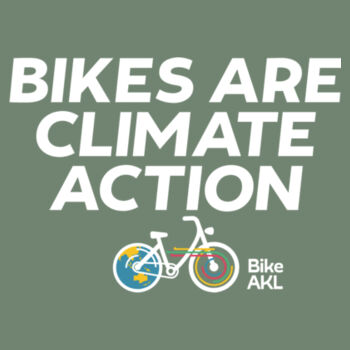 Bikes are Climate Action – Scoop neck Design