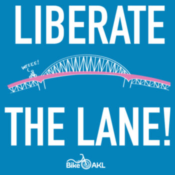 Liberate the Lane - light print - Icon fit (to size 22) Design