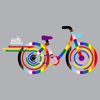Rainbow Bike – Scoop neck (women's sizing) Design