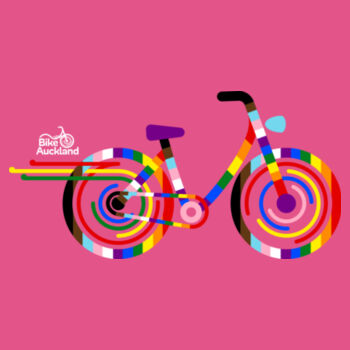 Rainbow Bike – Kids tee (2-16 years) Design