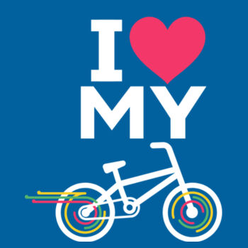 I [heart] my [BMX bike] – Kids tee (ages 2-16) Design
