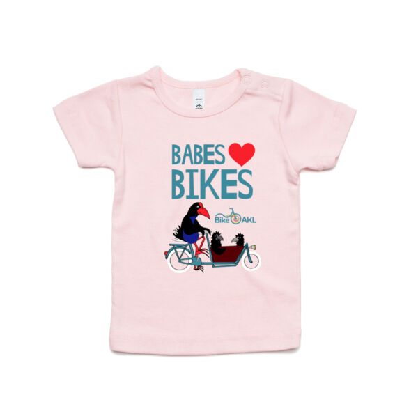 Babes [heart] bikes – Infant wee tee Thumbnail