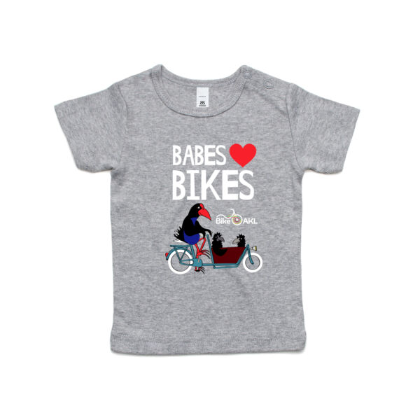 Babes [heart] bikes – Infant wee tee Thumbnail