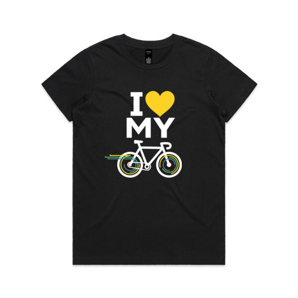 I [heart] my [road bike] – Crew neck Thumbnail