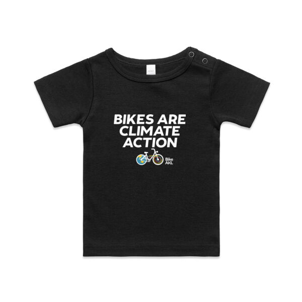 Bikes are Climate Action – Infant wee tee Thumbnail