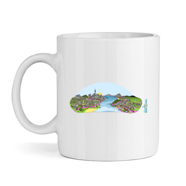 Bikeable Auckland (wraparound) – mug Thumbnail