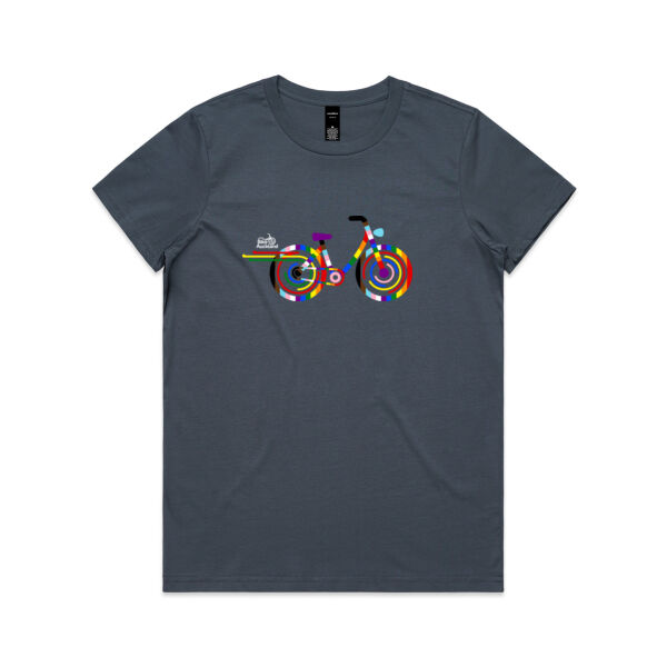 Rainbow Bike – Crew neck (women's sizing) Thumbnail