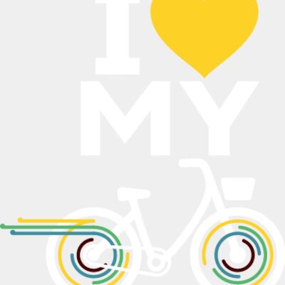 i heart basket bike pink Thumbnail